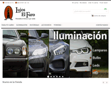 Tablet Screenshot of lujoselfaro.com.co